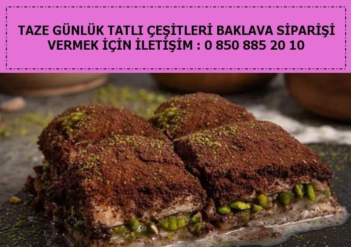 Konya Karatay Hac bal Mahallesi taze baklava eitleri tatl siparii ucuz tatl fiyatlar baklava siparii yolla gnder